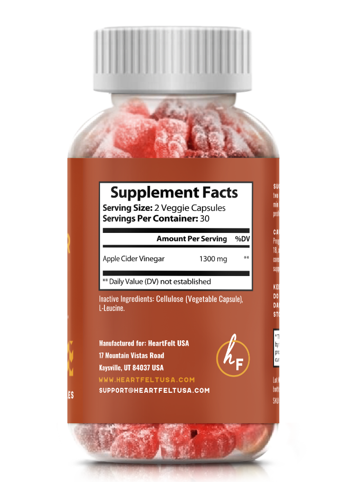 Apple Cider Vinegar Gummies by HeartFelt
