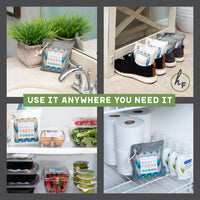 Charcoal Bamboo Air Purifying Bags - (4 Bamboo Charcoal Bags)