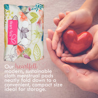 Sanitary Reusable Cloth Menstrual Pads by HeartFelt - (5 Pack)
