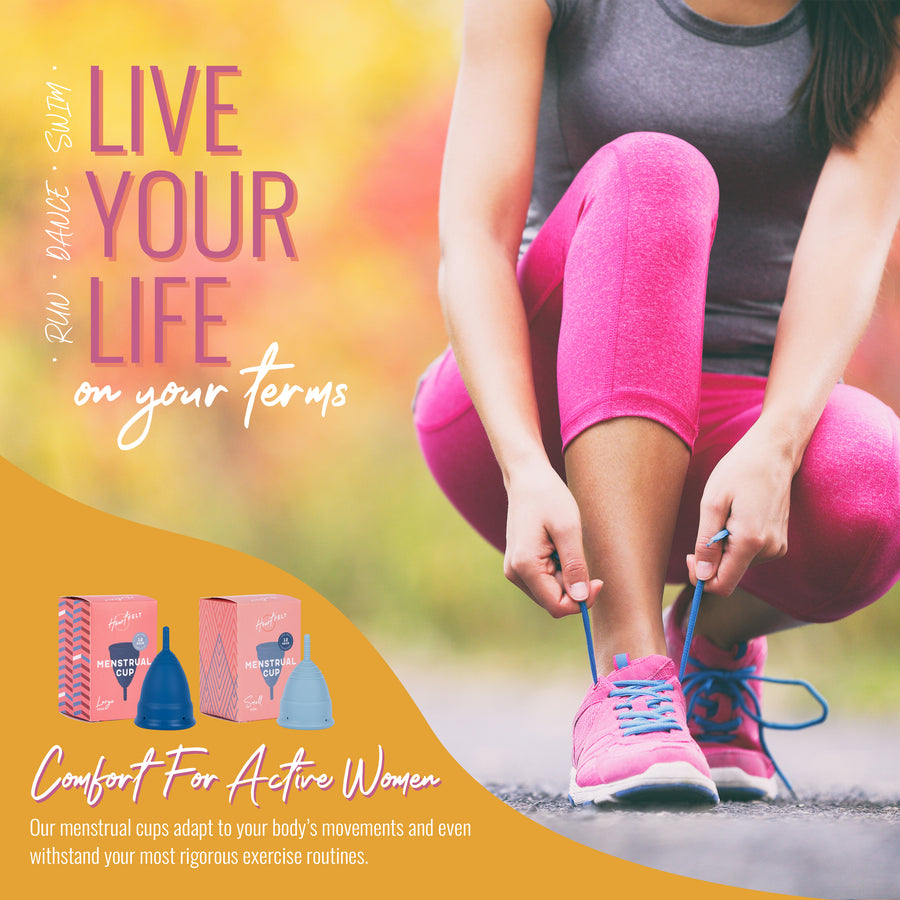 Reusable Menstrual Cup by HeartFelt - Comfort for up to 12 hours
