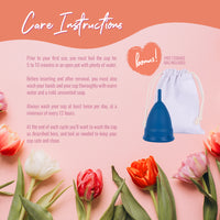 Reusable Menstrual Cup by HeartFelt - Comfort for up to 12 hours
