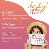 Reusable Menstrual Cup by HeartFelt - Comfort for up to 12 hours