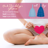 Reusable Menstrual Cup by HeartFelt - Comfort for up to 12 hours