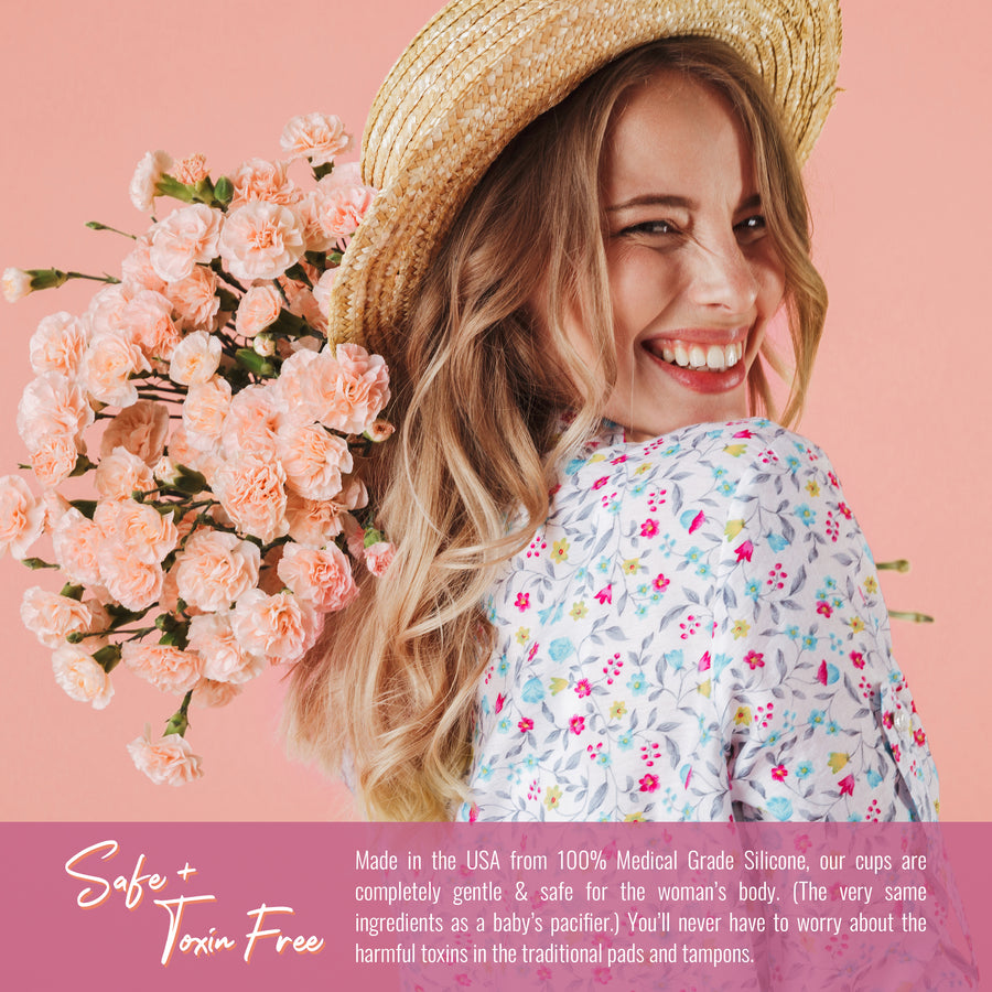 Reusable Menstrual Cup by HeartFelt - Comfort for up to 12 hours